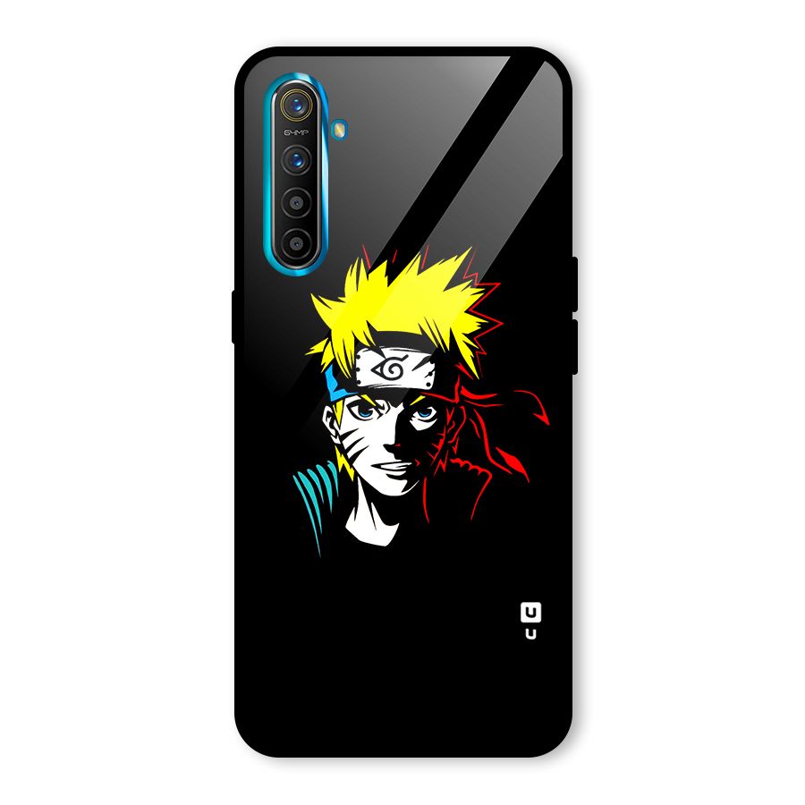 Naruto Pen Sketch Art Glass Back Case for Realme X2