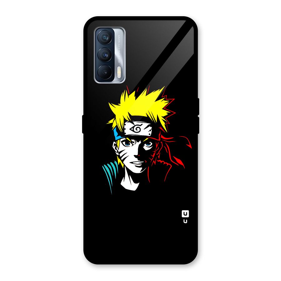 Naruto Pen Sketch Art Glass Back Case for Realme X7