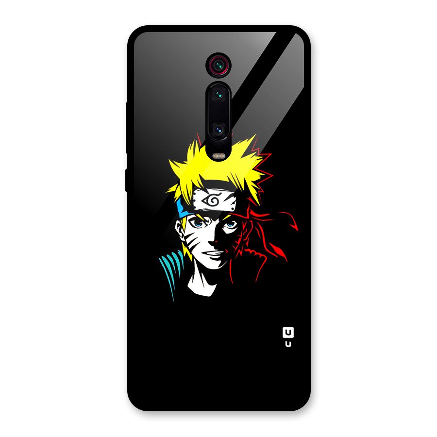 Naruto Pen Sketch Art Glass Back Case for Redmi K20 Pro