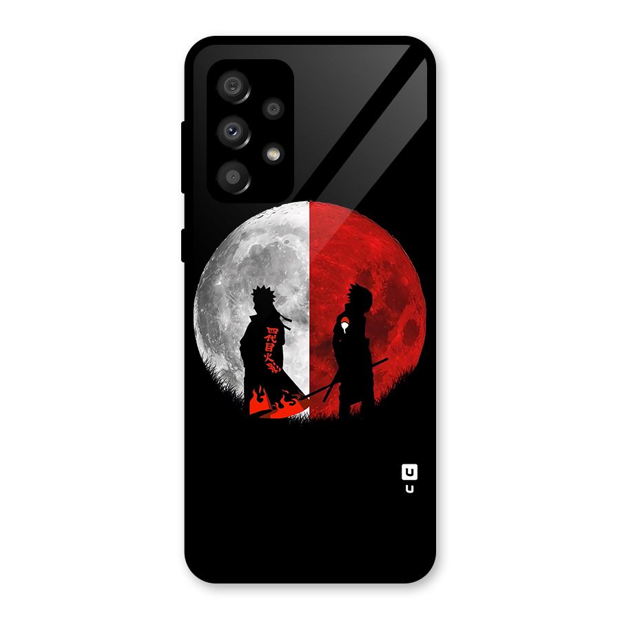Naruto Shadow Hokage Moon Glass Back Case for Galaxy A32