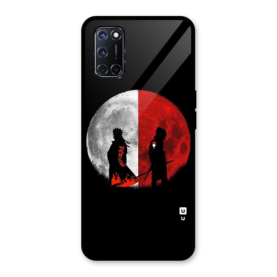 Naruto Shadow Hokage Moon Glass Back Case for Oppo A52