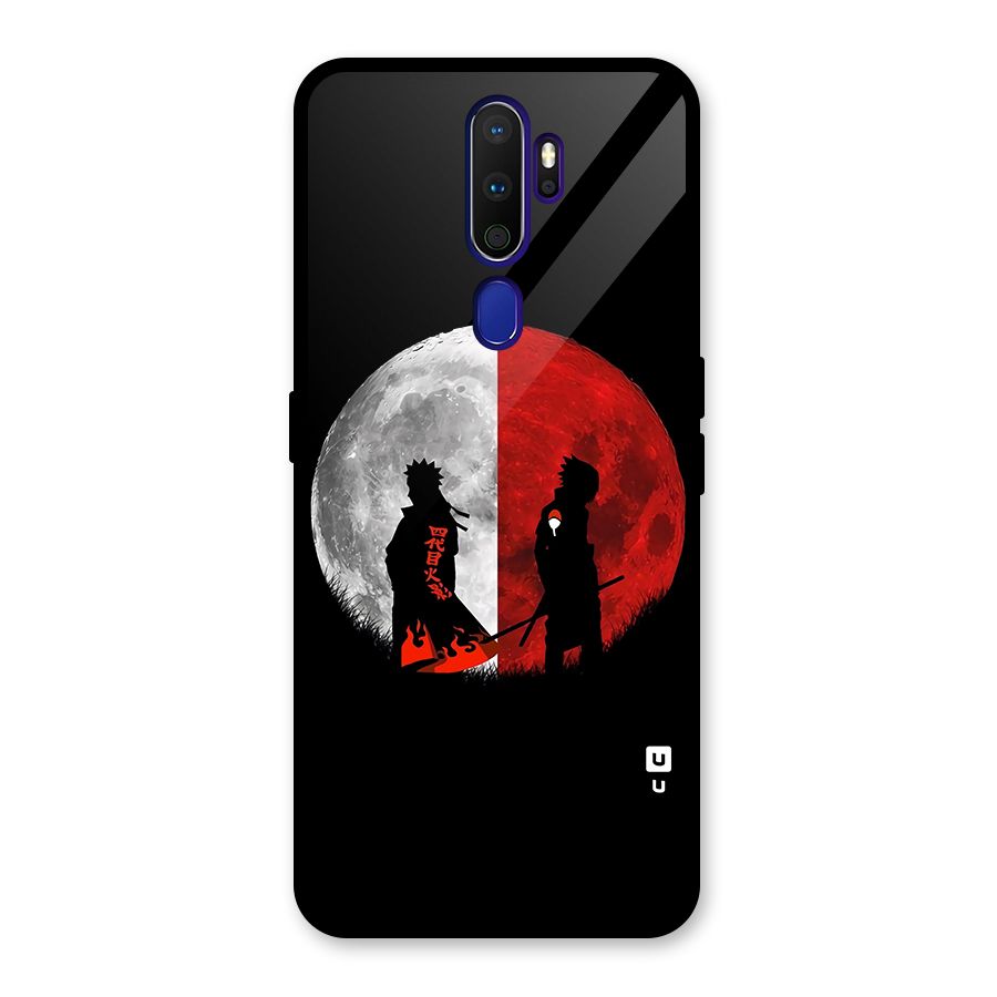 Naruto Shadow Hokage Moon Glass Back Case for Oppo A9 (2020)