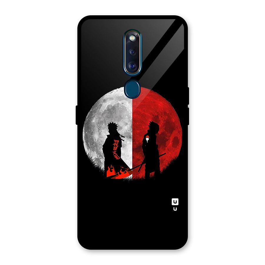 Naruto Shadow Hokage Moon Glass Back Case for Oppo F11 Pro