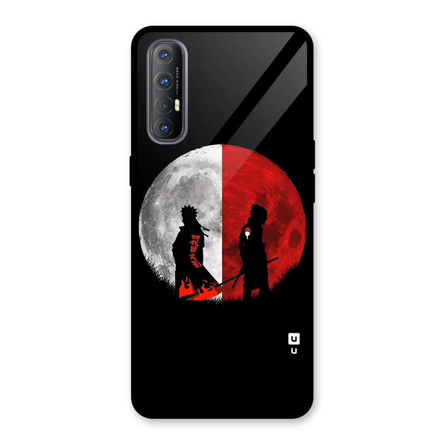 Naruto Shadow Hokage Moon Glass Back Case for Oppo Reno3 Pro
