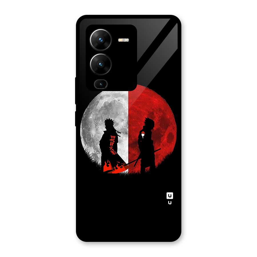 Naruto Shadow Hokage Moon Glass Back Case for Vivo V25 Pro