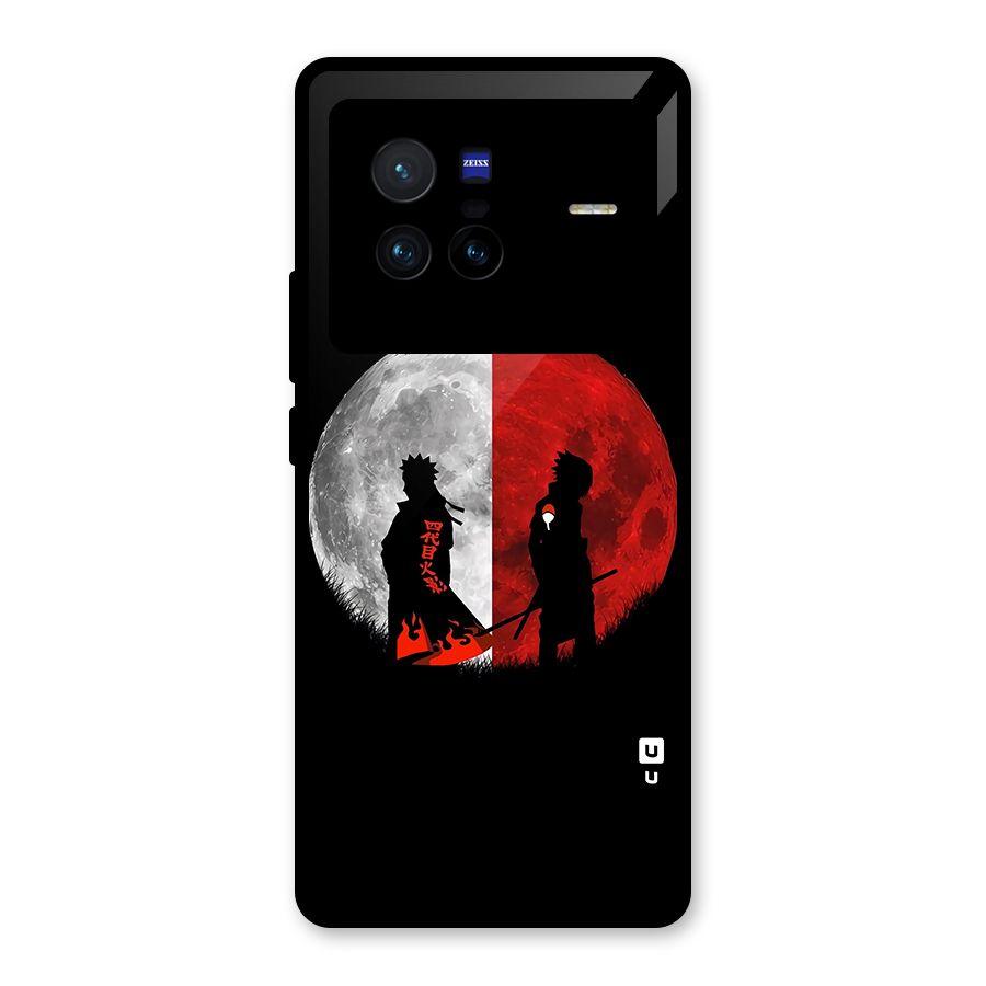 Naruto Shadow Hokage Moon Glass Back Case for Vivo X80