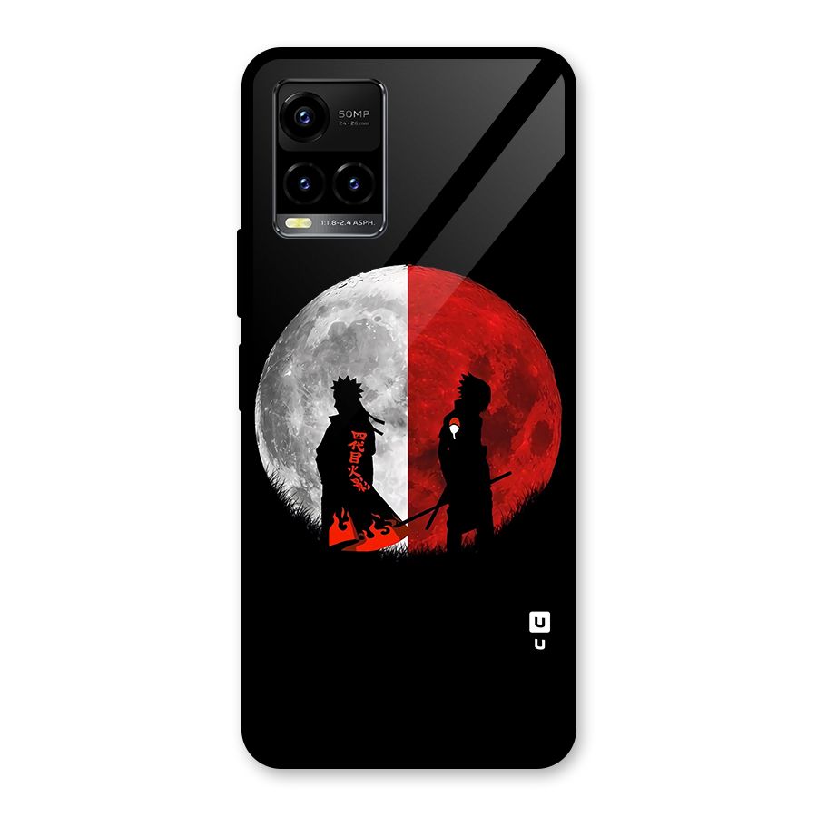 Naruto Shadow Hokage Moon Glass Back Case for Vivo Y21T