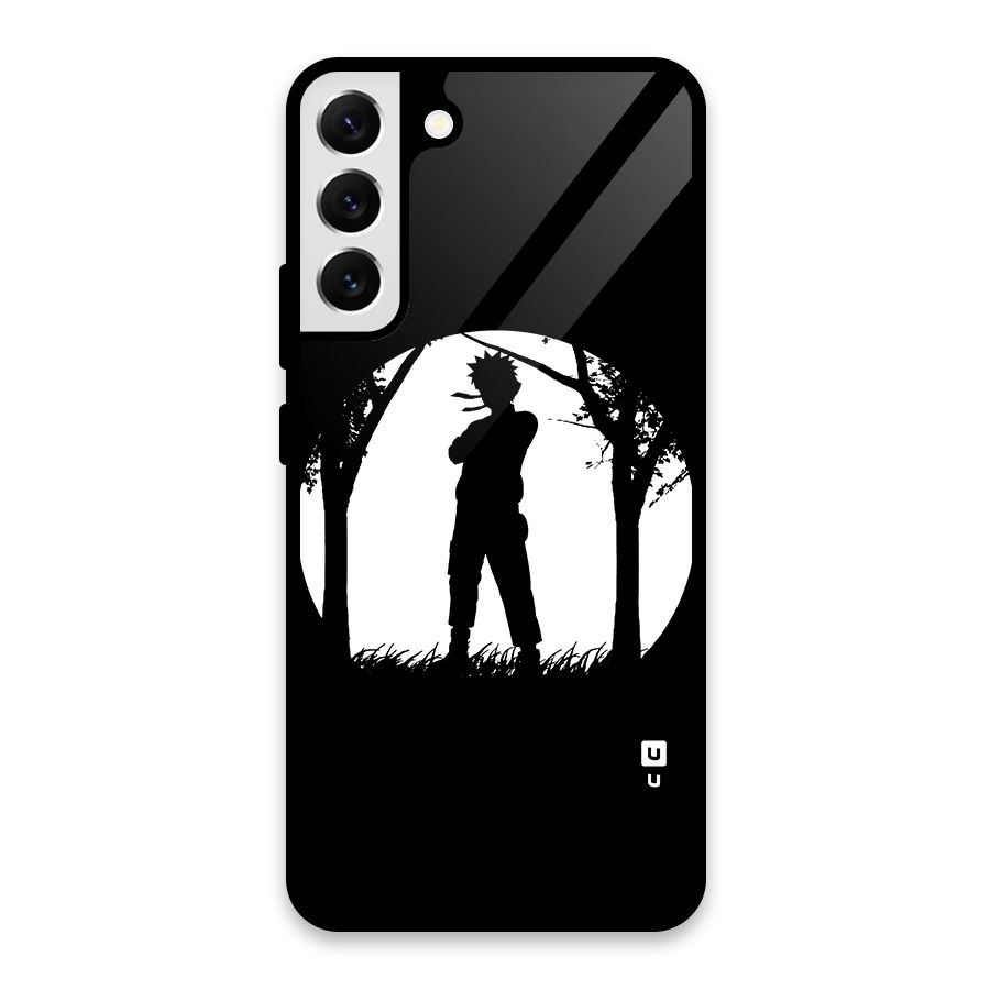 Naruto Silhouette Glass Back Case for Galaxy S22 Plus 5G