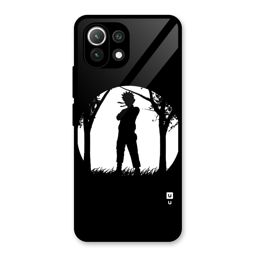 Naruto Silhouette Glass Back Case for Mi 11 Lite NE 5G