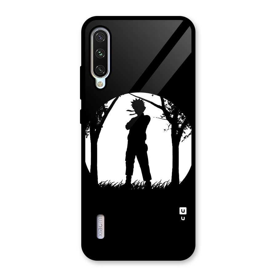 Naruto Silhouette Glass Back Case for Mi A3