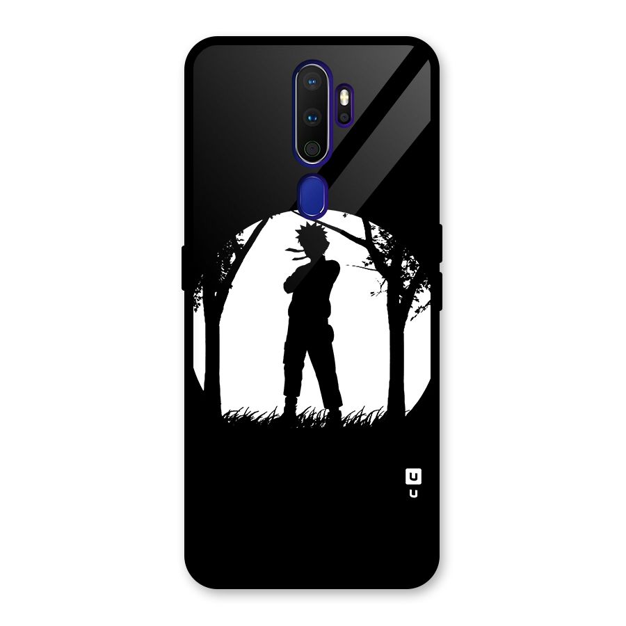 Naruto Silhouette Glass Back Case for Oppo A9 (2020)