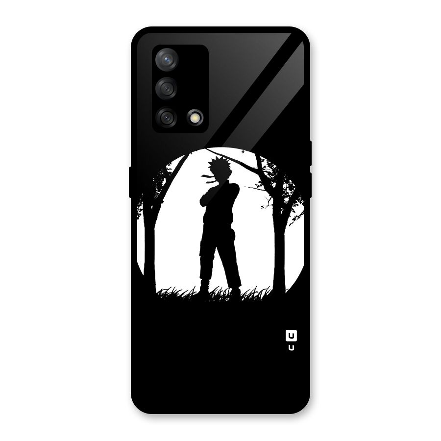 Naruto Silhouette Glass Back Case for Oppo F19