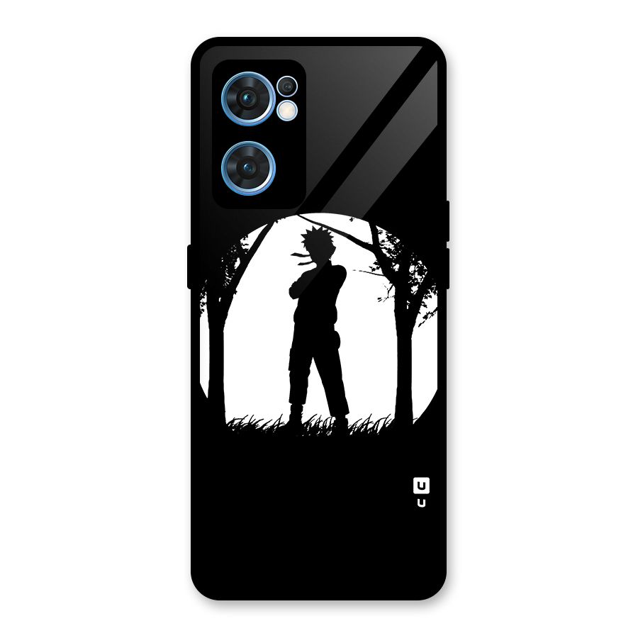 Naruto Silhouette Glass Back Case for Oppo Reno7 5G