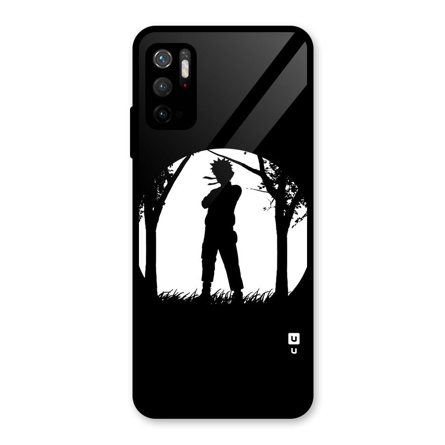 Naruto Silhouette Glass Back Case for Poco M3 Pro 5G