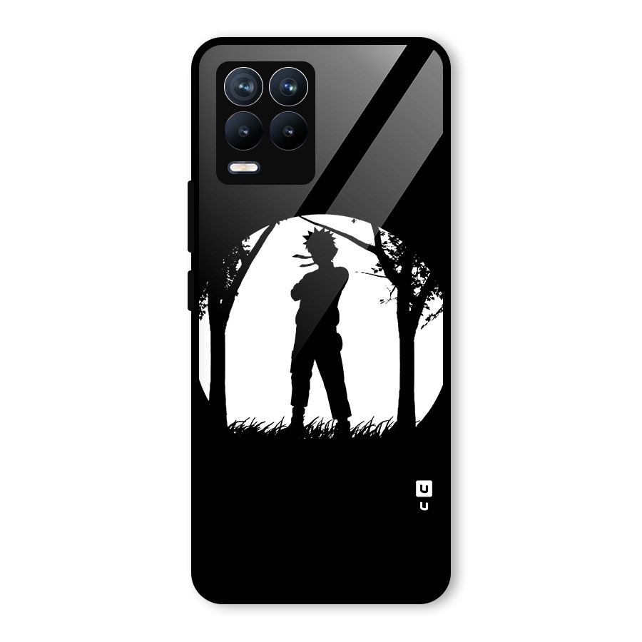 Naruto Silhouette Glass Back Case for Realme 8