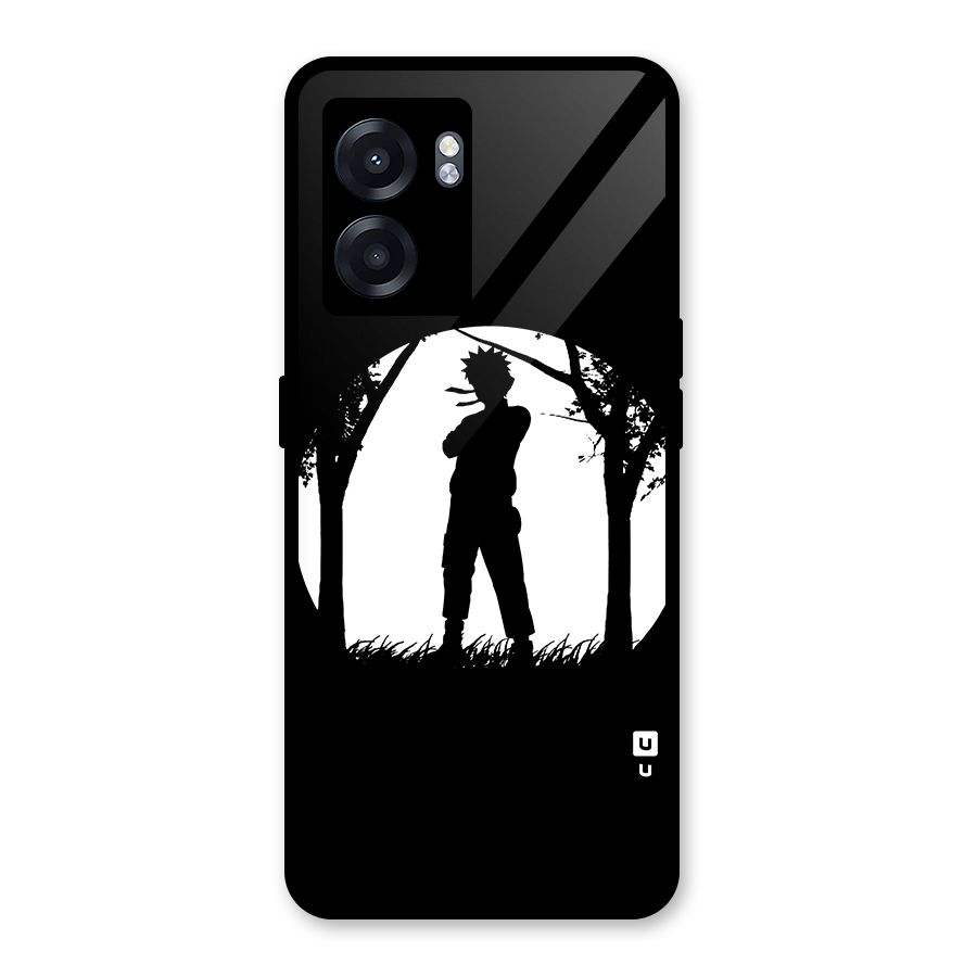 Naruto Silhouette Glass Back Case for Realme Narzo 50 5G