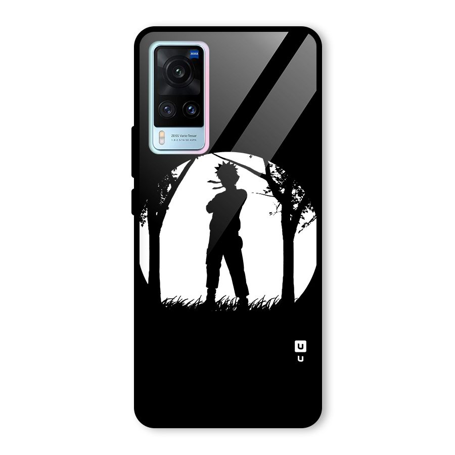 Naruto Silhouette Glass Back Case for Vivo X60