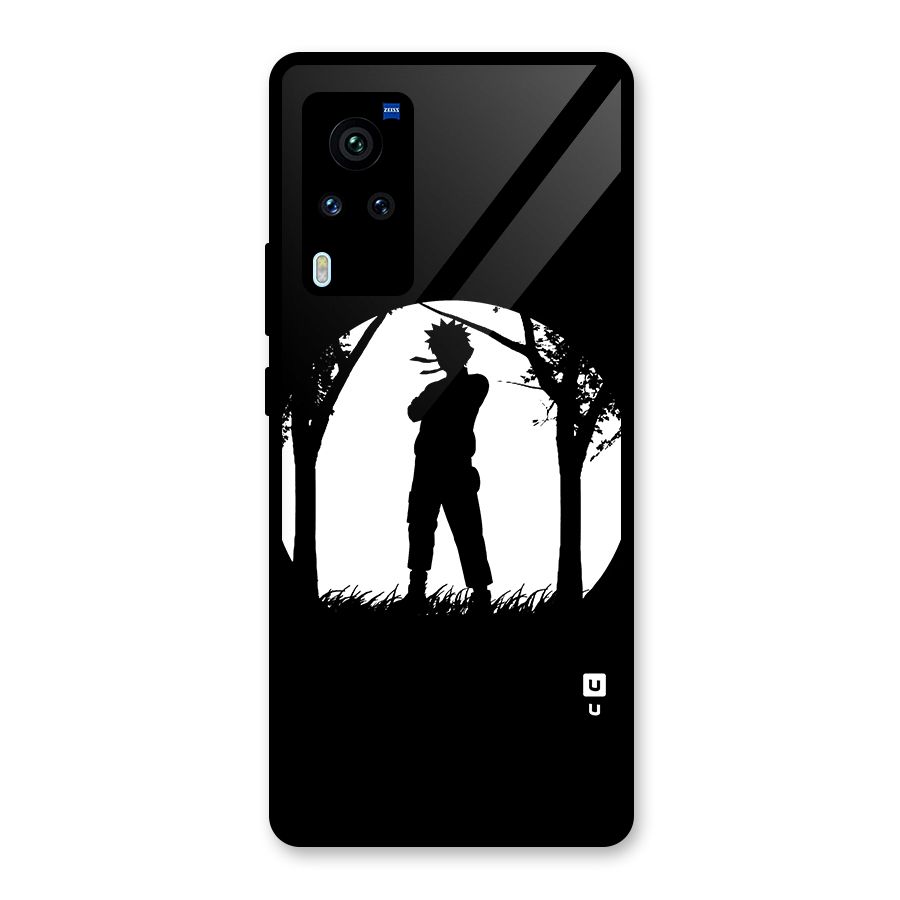 Naruto Silhouette Glass Back Case for Vivo X60 Pro