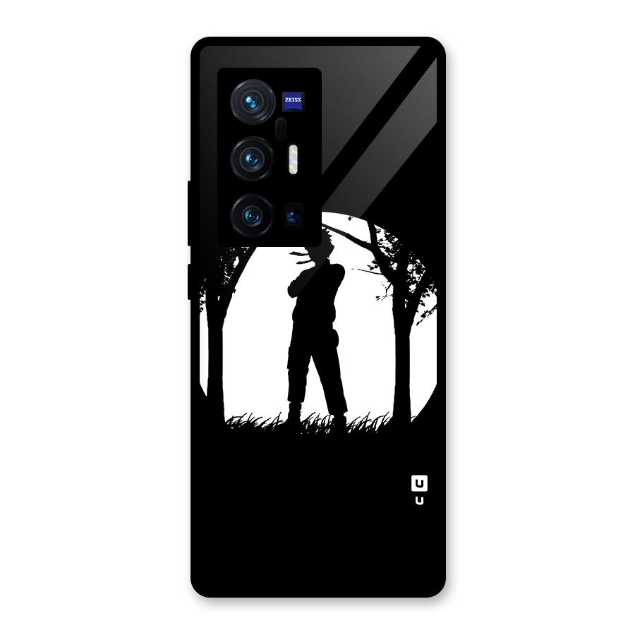 Naruto Silhouette Glass Back Case for Vivo X70 Pro Plus
