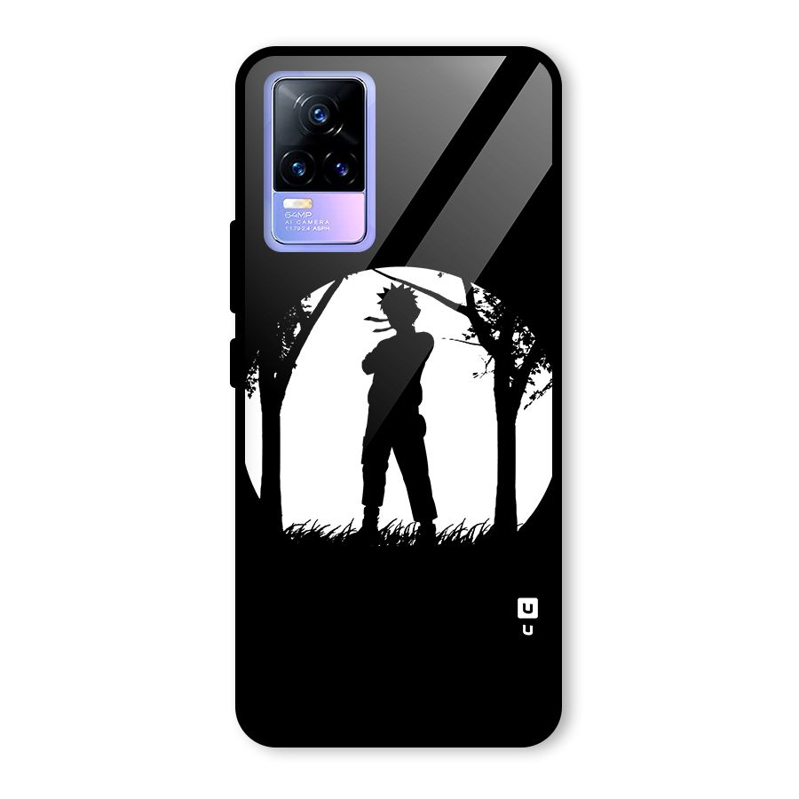 Naruto Silhouette Glass Back Case for Vivo Y73