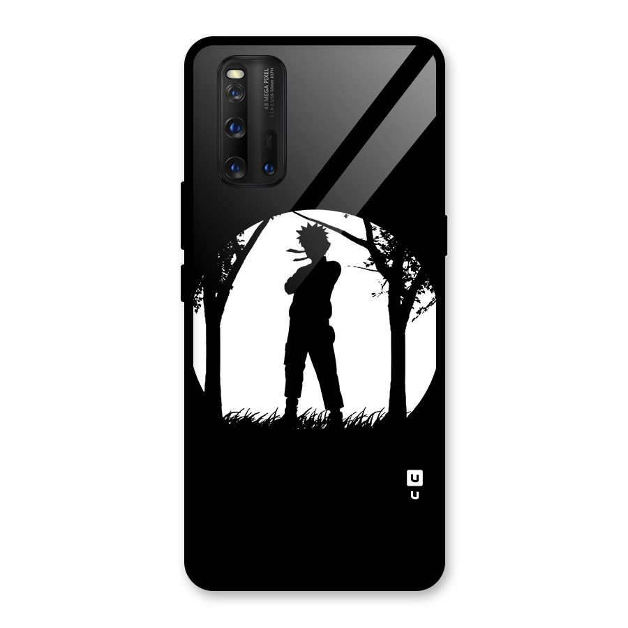 Naruto Silhouette Glass Back Case for Vivo iQOO 3
