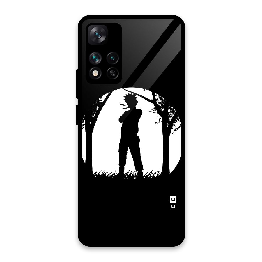 Naruto Silhouette Glass Back Case for Xiaomi 11i HyperCharge 5G