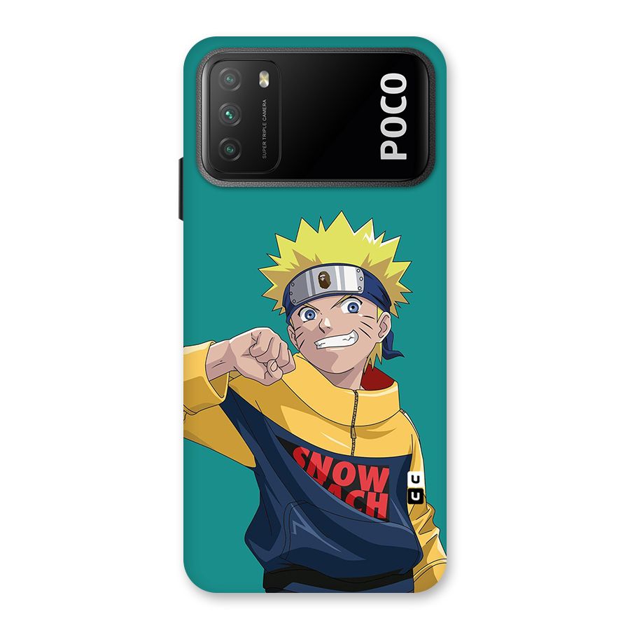 Naruto Snow Beach Art Back Case for Poco M3