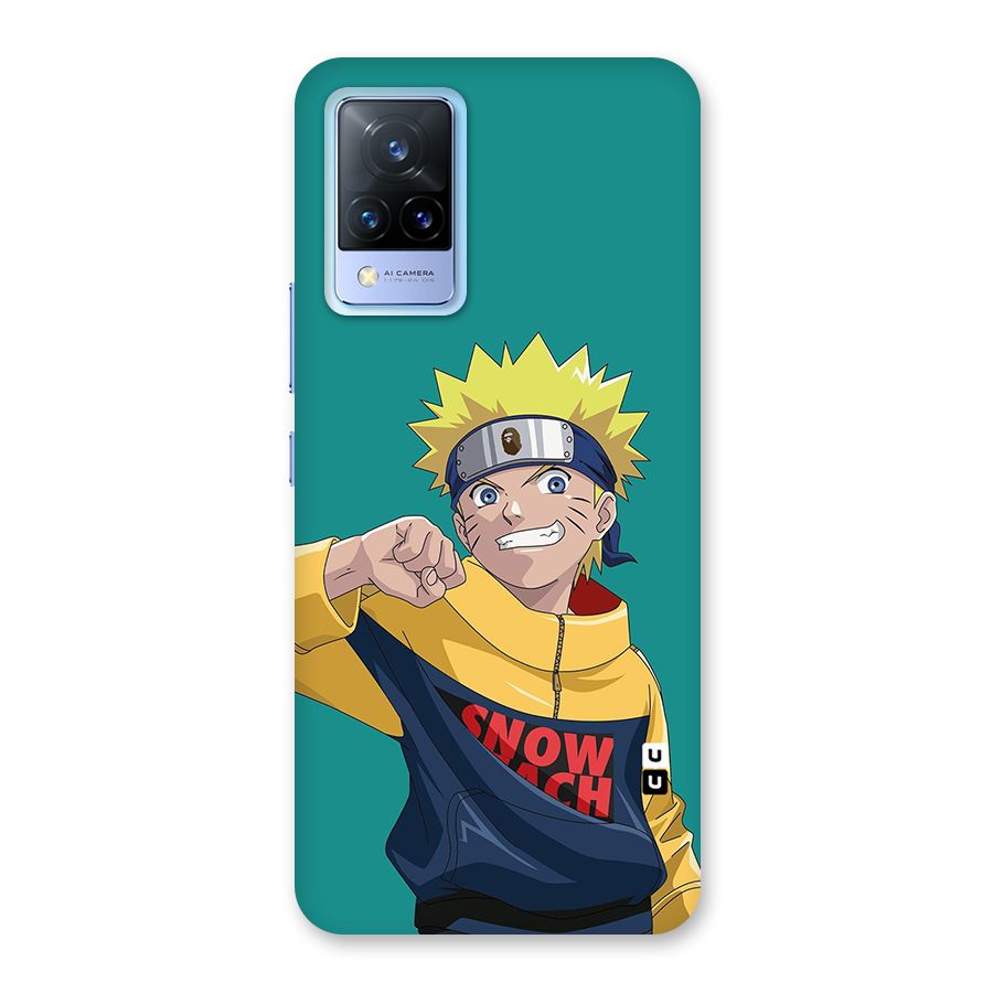 Naruto Snow Beach Art Back Case for Vivo V21 5G