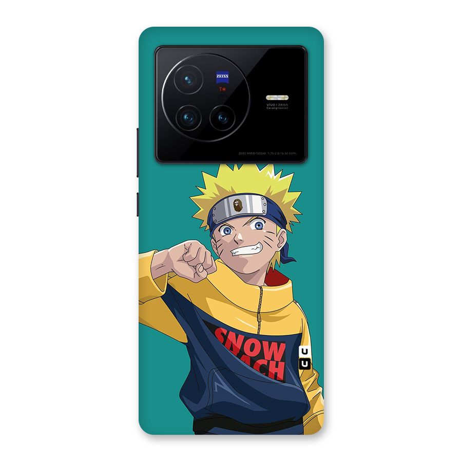 Naruto Snow Beach Art Back Case for Vivo X80