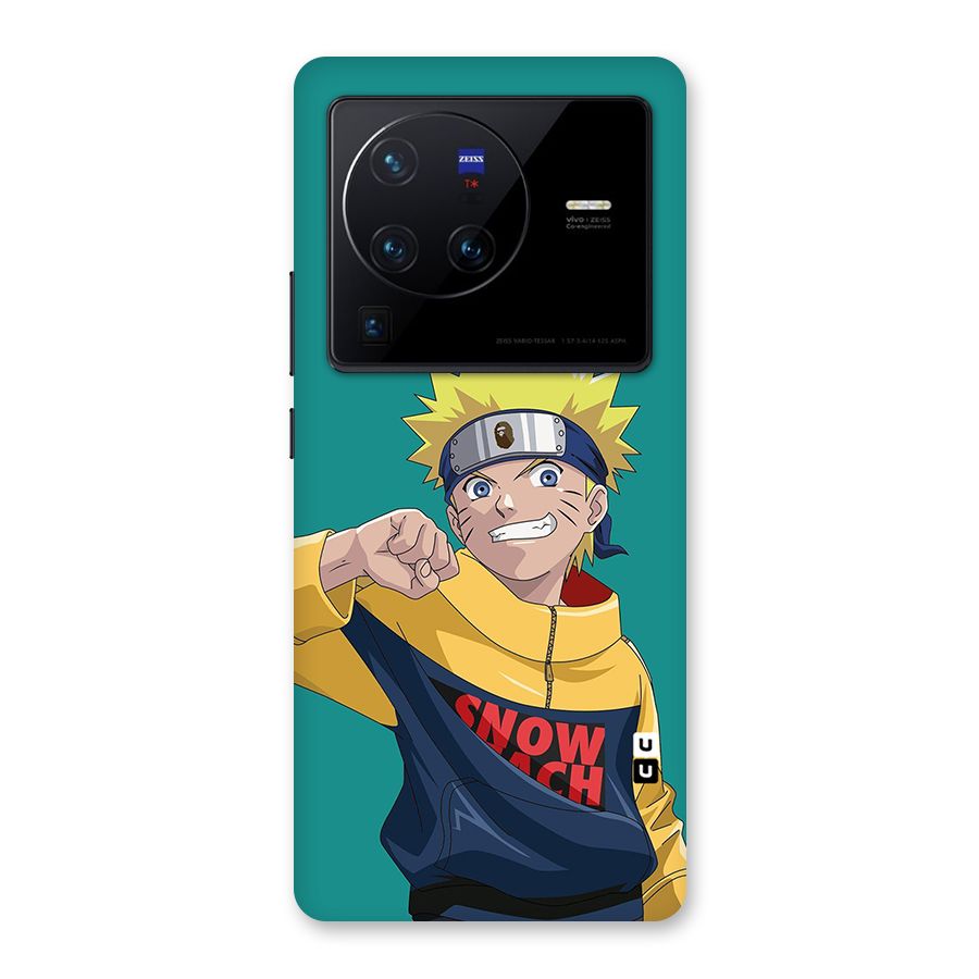 Naruto Snow Beach Art Back Case for Vivo X80 Pro