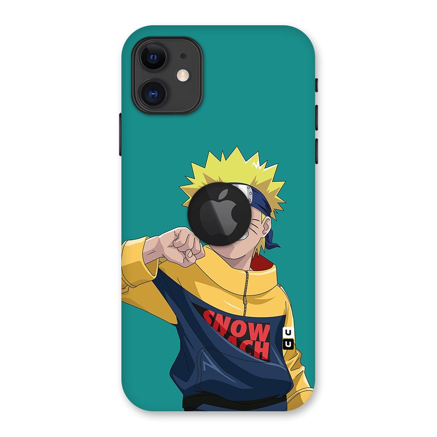 Naruto Snow Beach Art Back Case for iPhone 11 Logo Cut