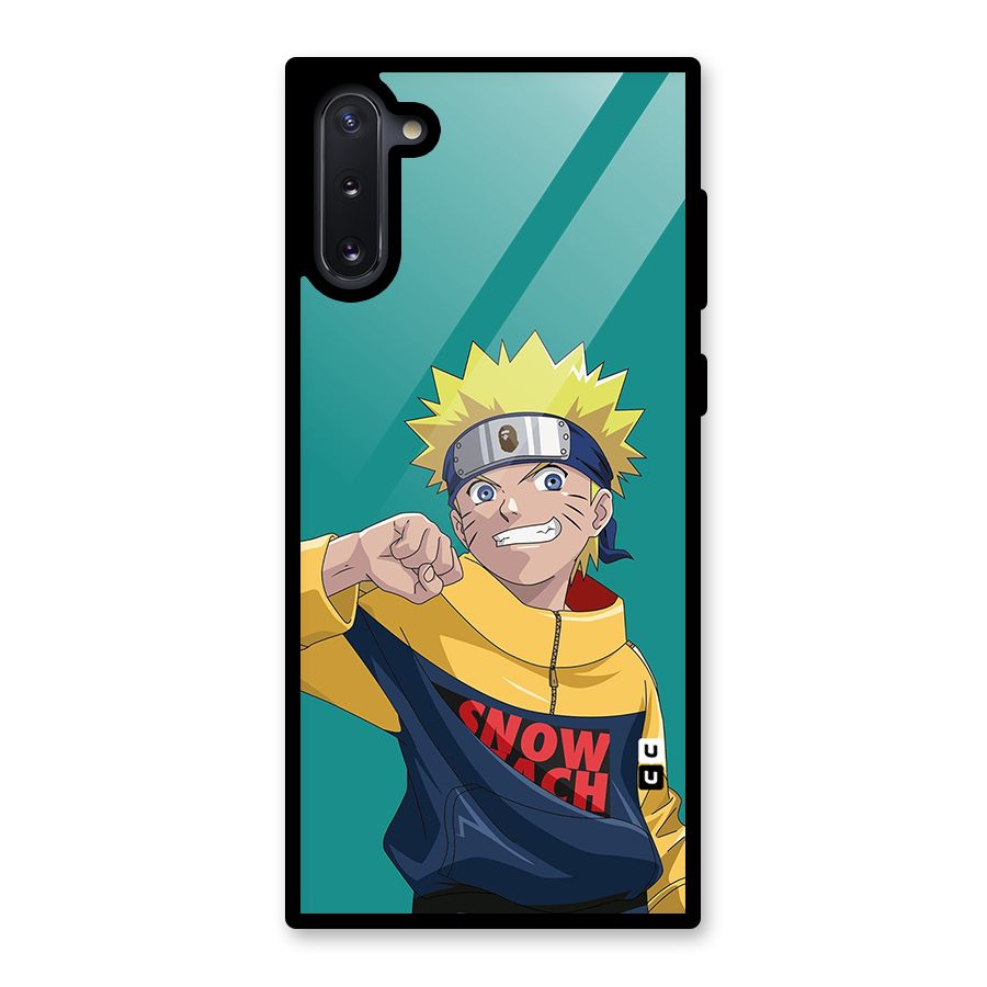 Naruto Snow Beach Art Glass Back Case for Galaxy Note 10