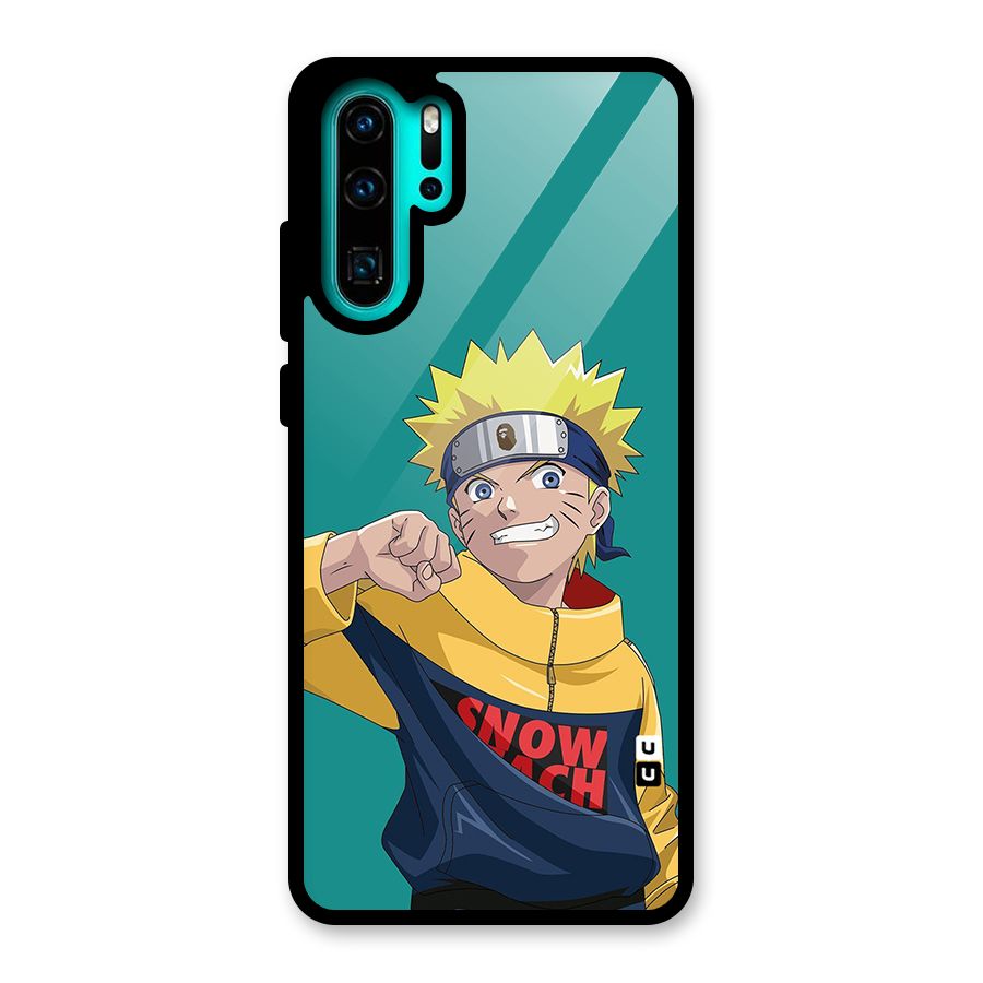 Naruto Snow Beach Art Glass Back Case for Huawei P30 Pro