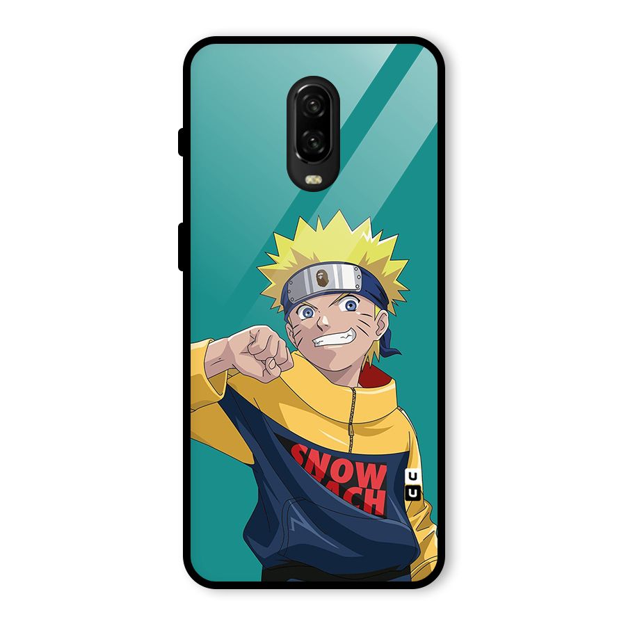 Naruto Snow Beach Art Glass Back Case for OnePlus 6T