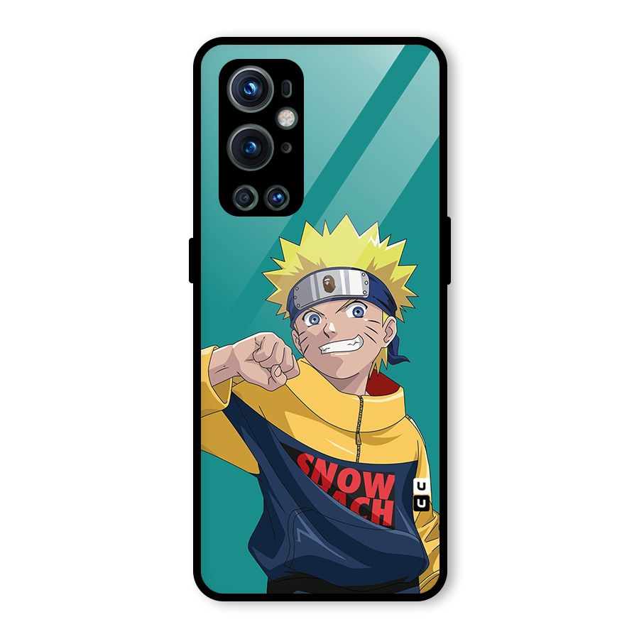 Naruto Snow Beach Art Glass Back Case for OnePlus 9 Pro