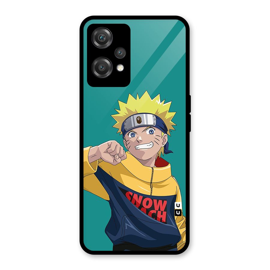 Naruto Snow Beach Art Glass Back Case for OnePlus Nord CE 2 Lite 5G