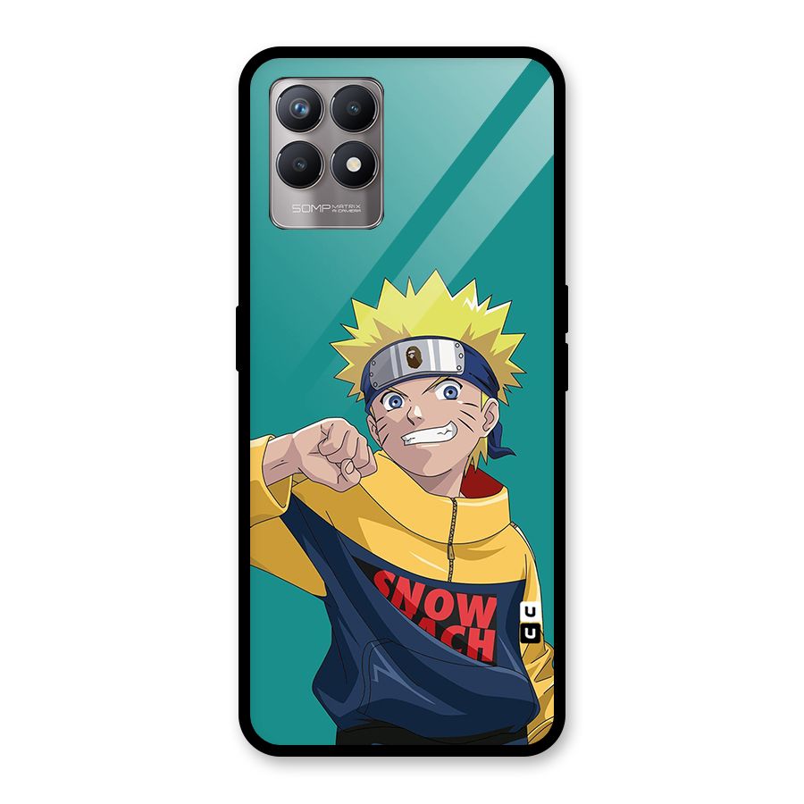 Naruto Snow Beach Art Glass Back Case for Realme Narzo 50