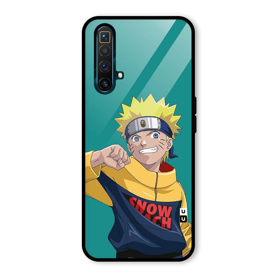 Naruto Snow Beach Art Glass Back Case for Realme X3 SuperZoom