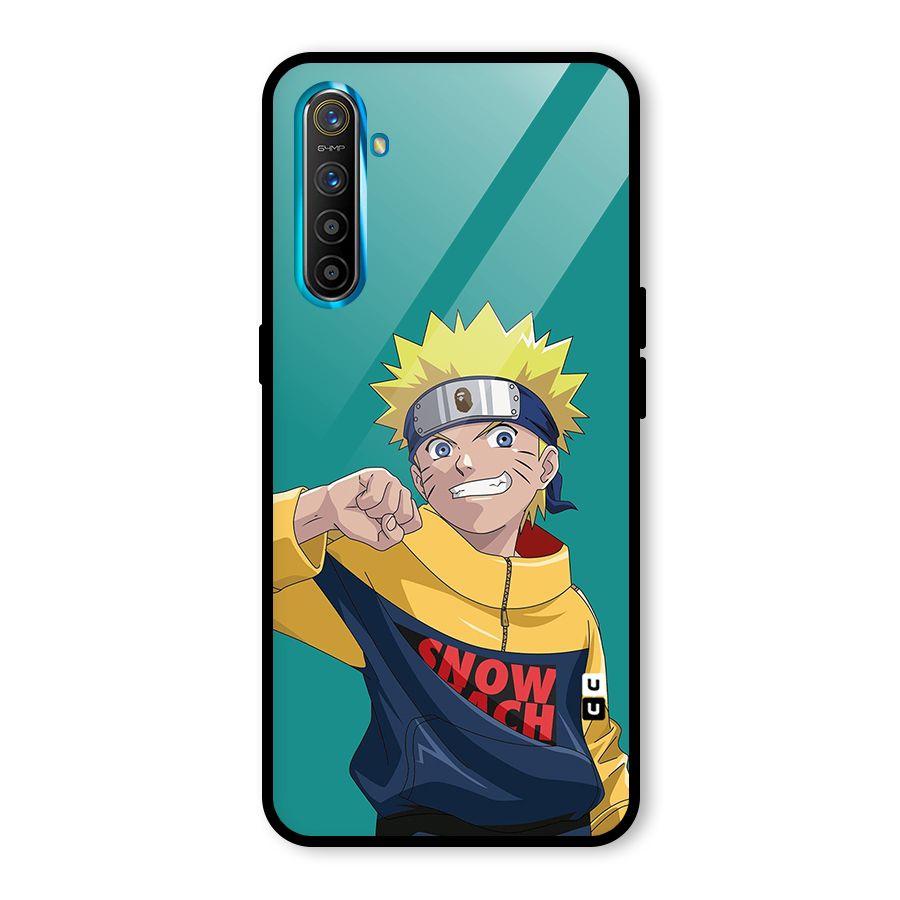 Naruto Snow Beach Art Glass Back Case for Realme XT