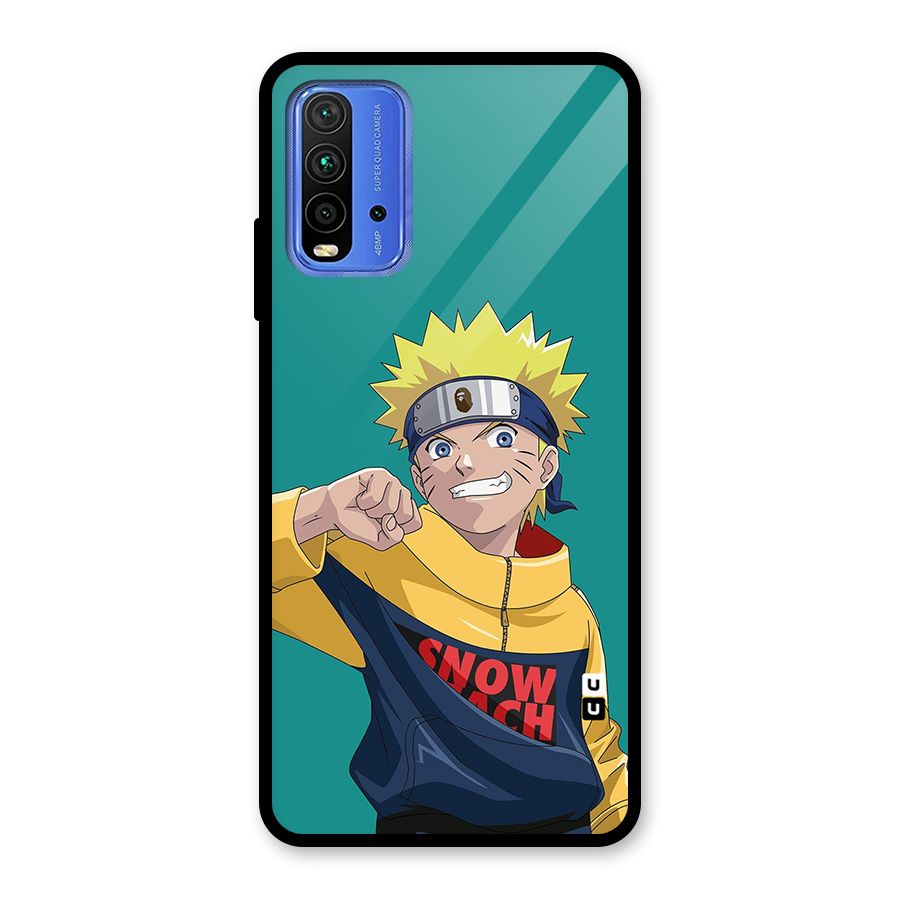 Naruto Snow Beach Art Glass Back Case for Redmi 9 Power