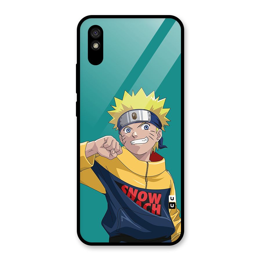 Naruto Snow Beach Art Glass Back Case for Redmi 9i