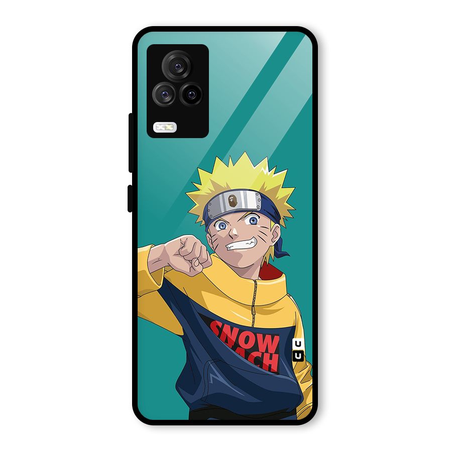 Naruto Snow Beach Art Glass Back Case for Vivo iQOO 7 Legend 5G