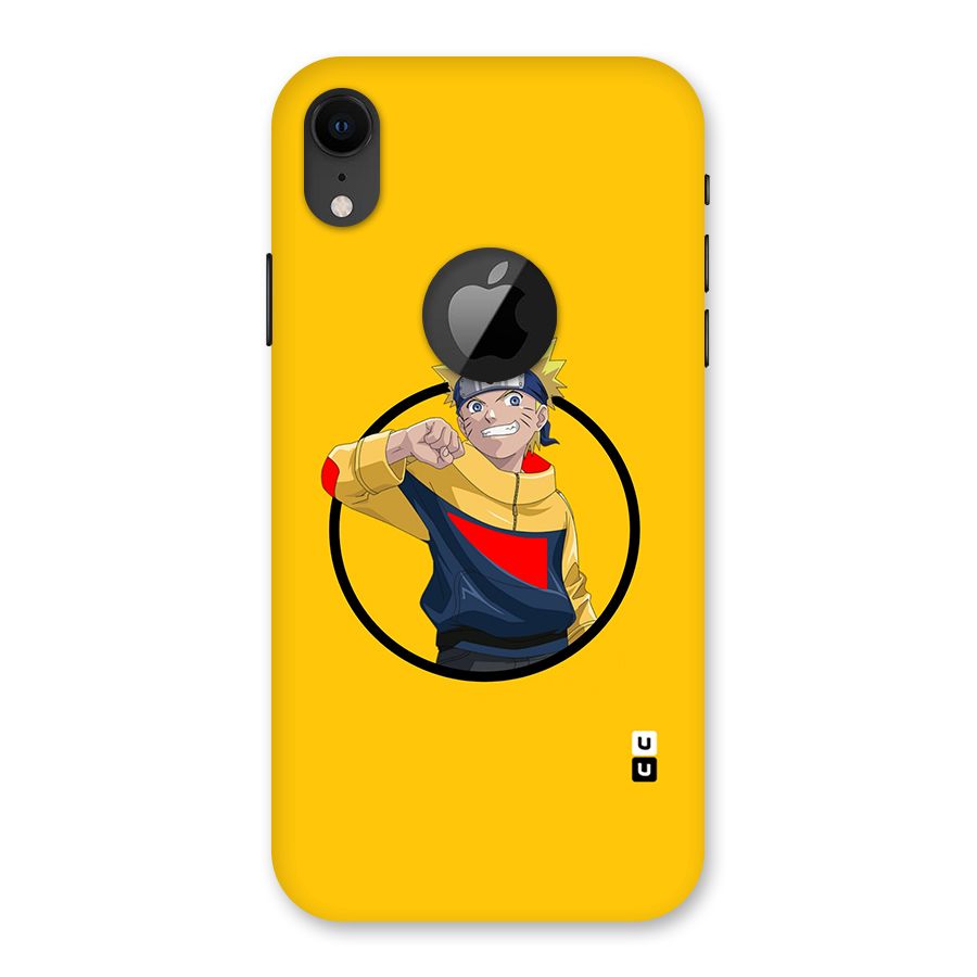 Naruto Sports Art Back Case for iPhone XR Logo Cut