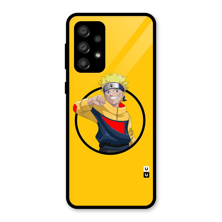 Naruto Sports Art Glass Back Case for Galaxy A32
