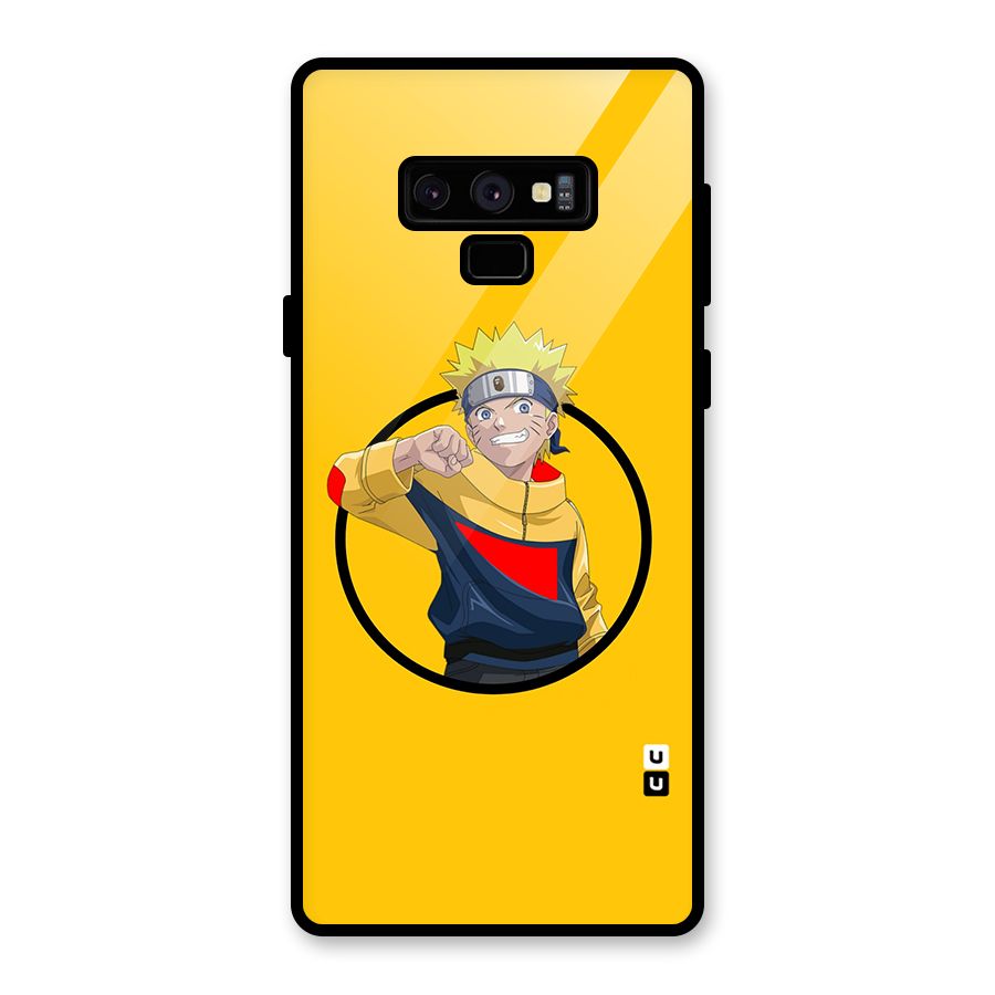 Naruto Sports Art Glass Back Case for Galaxy Note 9