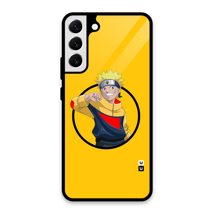 Naruto Sports Art Glass Back Case for Galaxy S22 Plus 5G