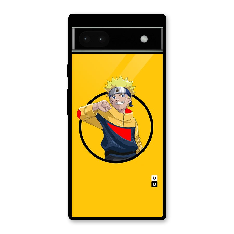Naruto Sports Art Glass Back Case for Google Pixel 6a
