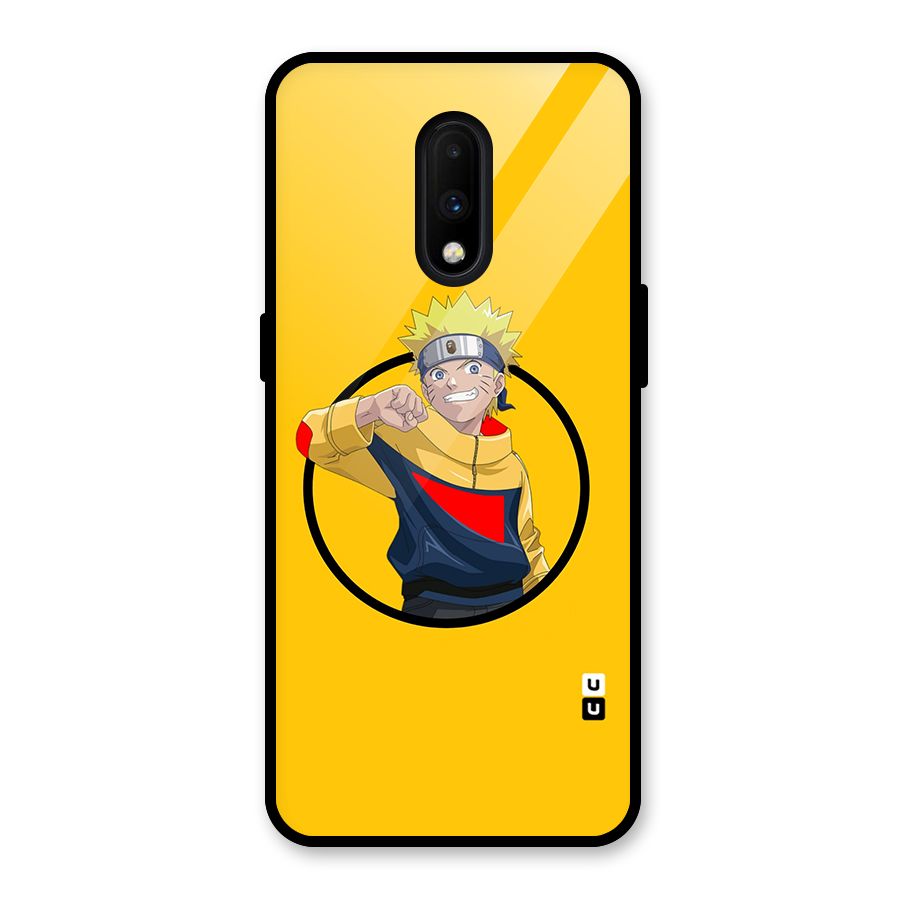 Naruto Sports Art Glass Back Case for OnePlus 7