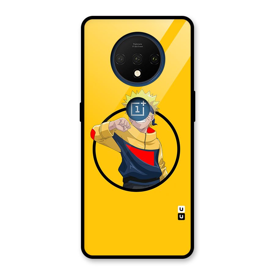 Naruto Sports Art Glass Back Case for OnePlus 7T