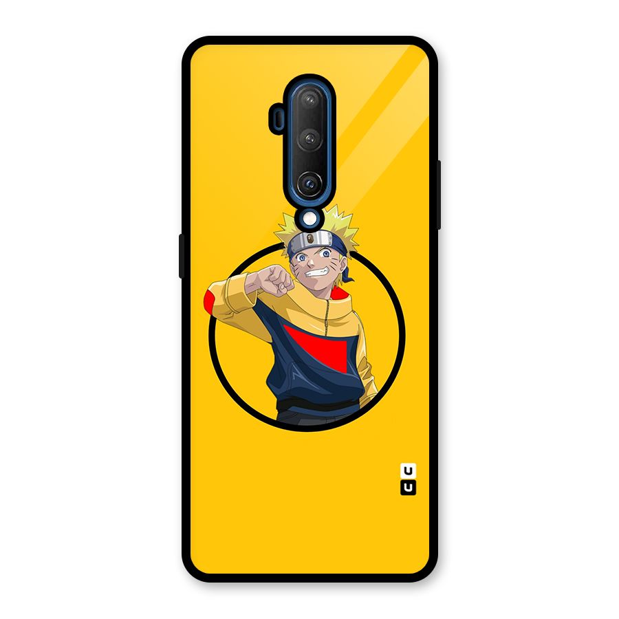 Naruto Sports Art Glass Back Case for OnePlus 7T Pro